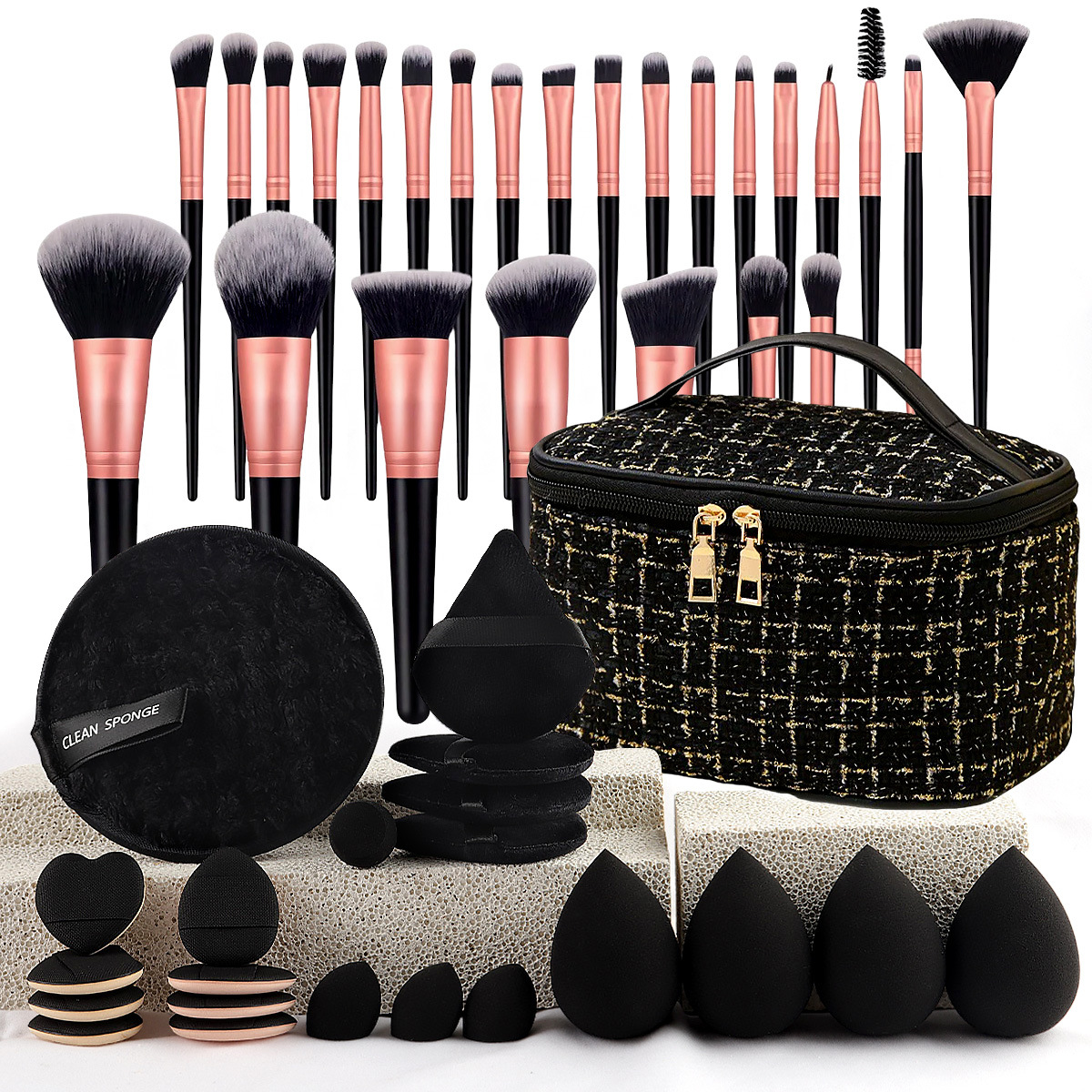 Beauty Makeup Tools Set - Makeup Brush Set Chic Fragrance Style