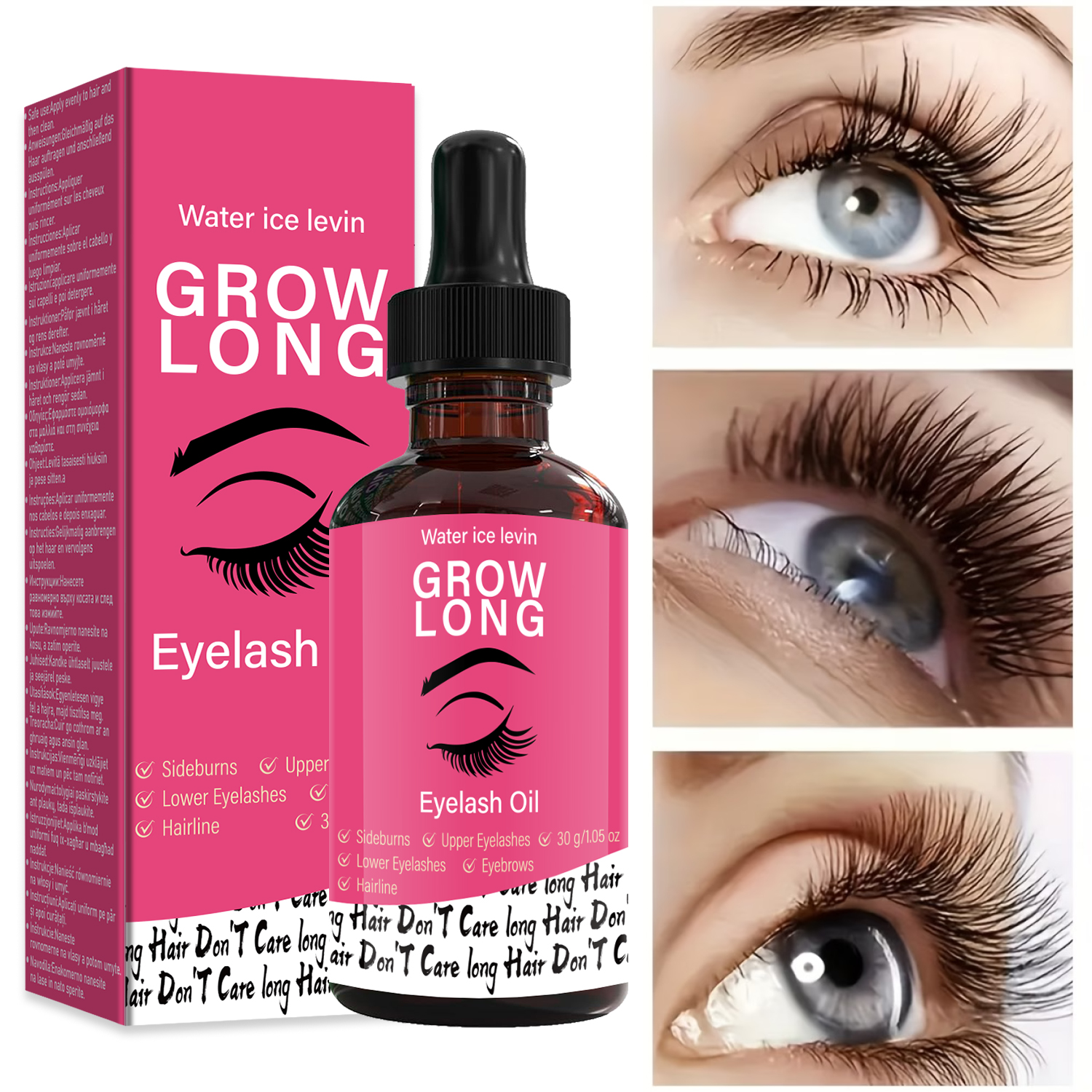 Lash Serum Growth - Eyelash & Eyebrow Serum with Hyaluronic