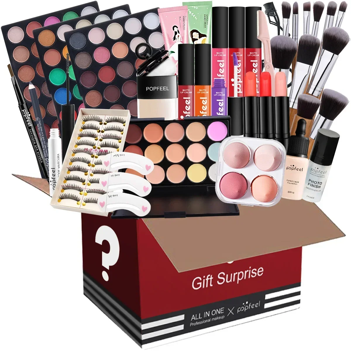Huda Beauty Makeup Set - POPFEEL All-in-One Makeup Kit Gift Set