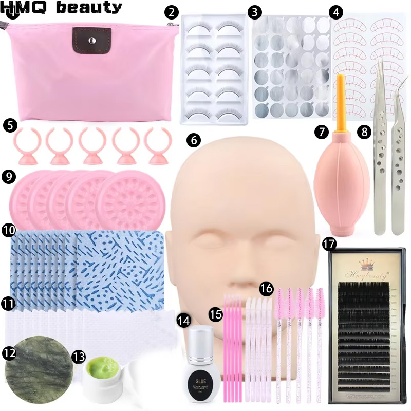 Beauty Makeup Tools Set - False Eyelash Extension Training Kit Practice