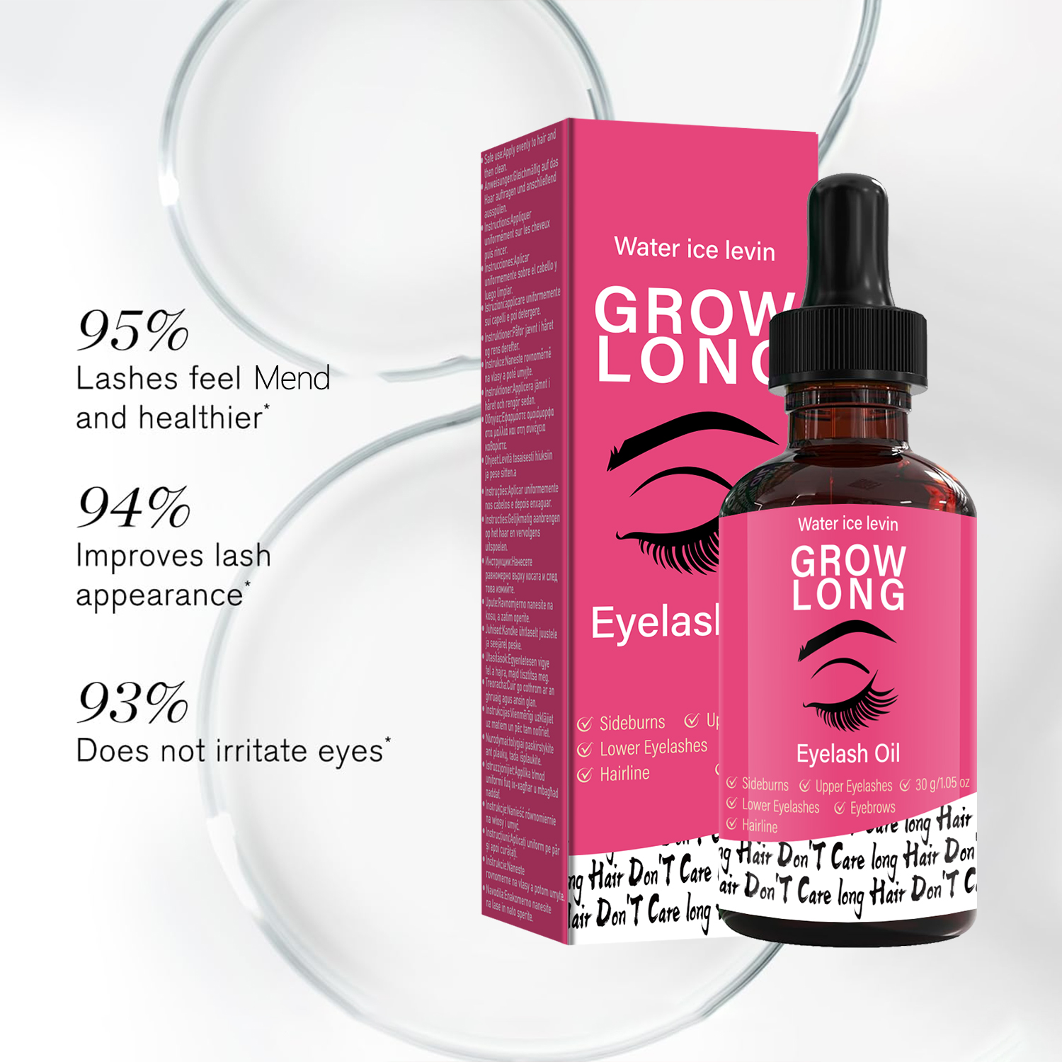 Lash Serum Growth - Eyelash Oil 30g with Collagen &