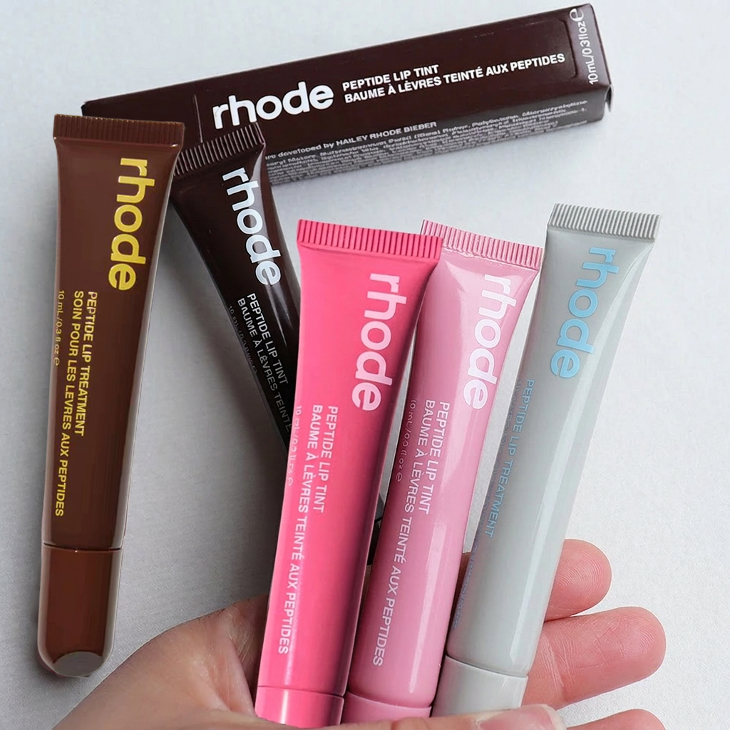 Huda Beauty Makeup Set - Rhodeskin Spring Lip Gloss Lip Balm