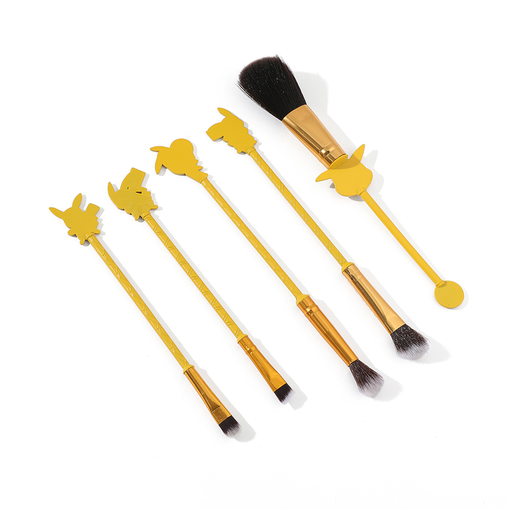 5pcs/set Pokemon Pikachu Makeu - Beauty Makeup Tools Set ulasan dan harga