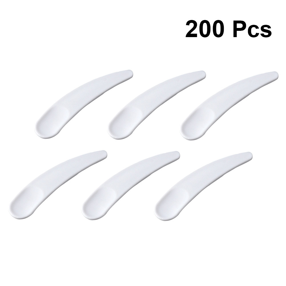 200Pcs Plastic Mask Scoop Prem - Beauty Makeup Cream ulasan dan harga
