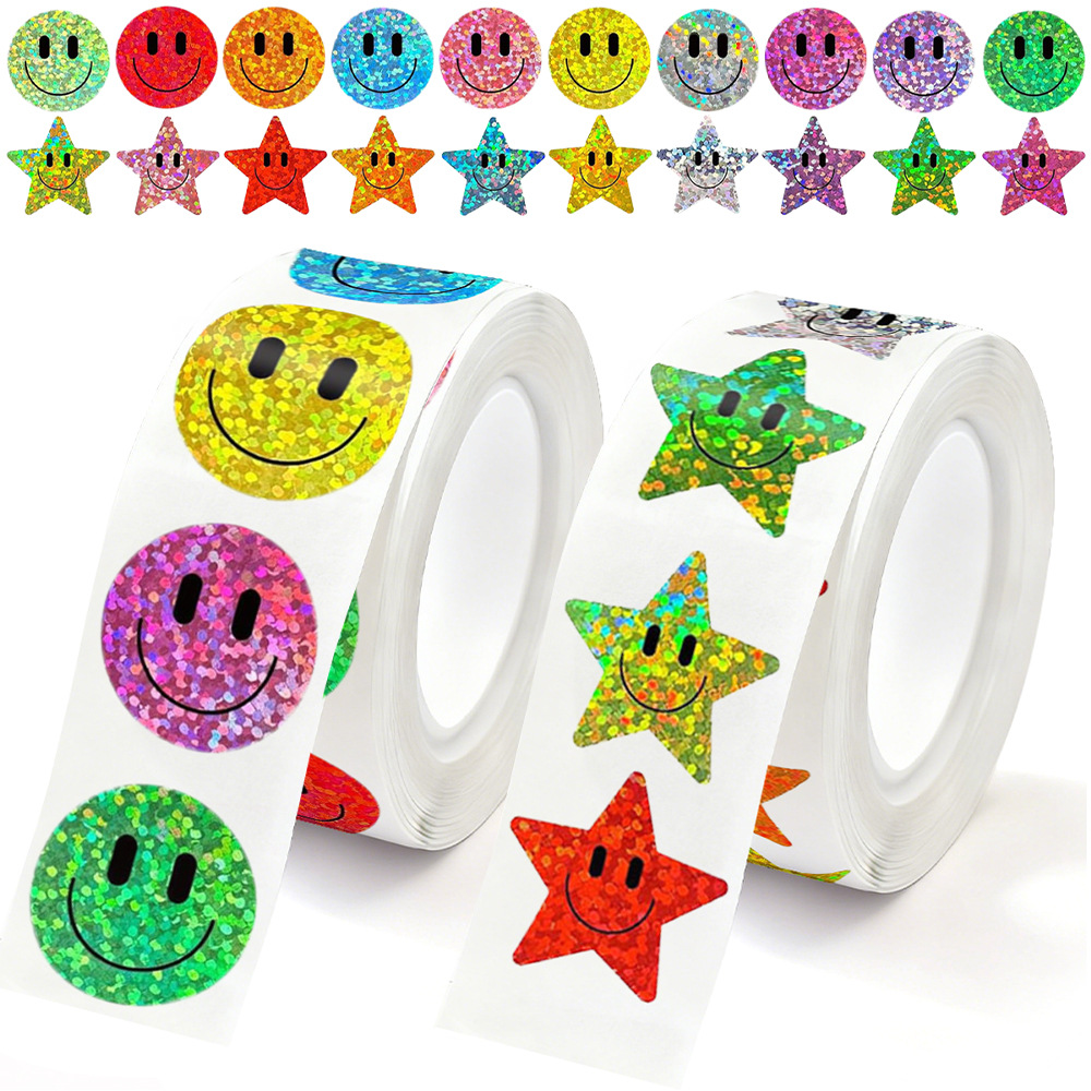 JCAC 500pcs/bag Smiling Glitte - Beauty Glazed Makeup ulasan dan harga