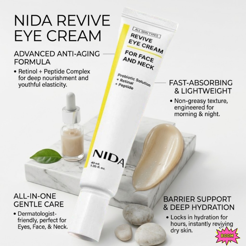 NIDA Retinol Peptide Eye Cream - Beauty Glazed Makeup ulasan dan harga