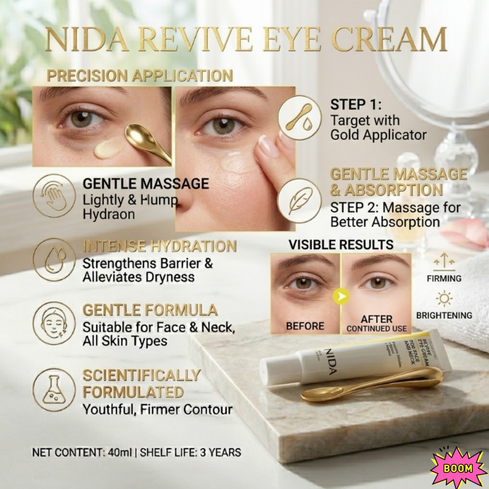 NIDA Retinol Peptide Eye Cream - Beauty Glazed Makeup ulasan dan harga