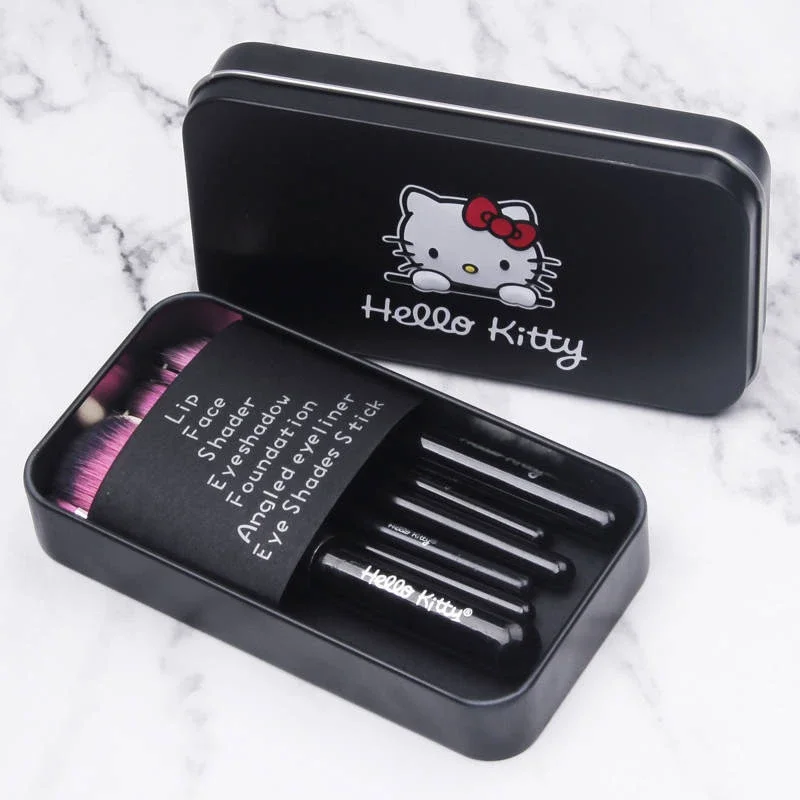 Kawaii Hello Kitty Makeup Brus - Beauty Makeup Tools Set ulasan dan harga