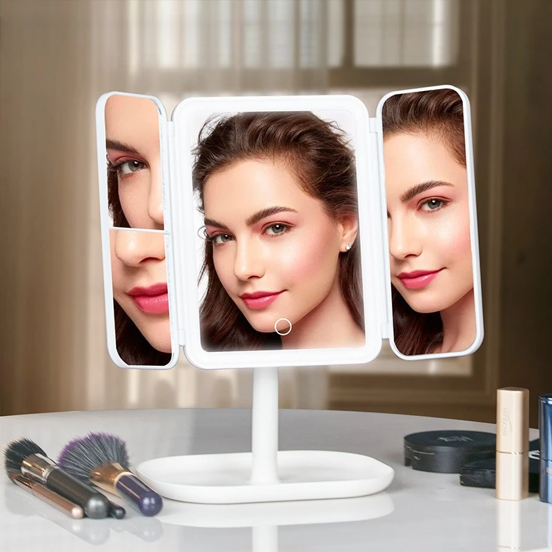 Tri Makeup Mirror with Smart C - Your Beauty Makeup ulasan dan harga