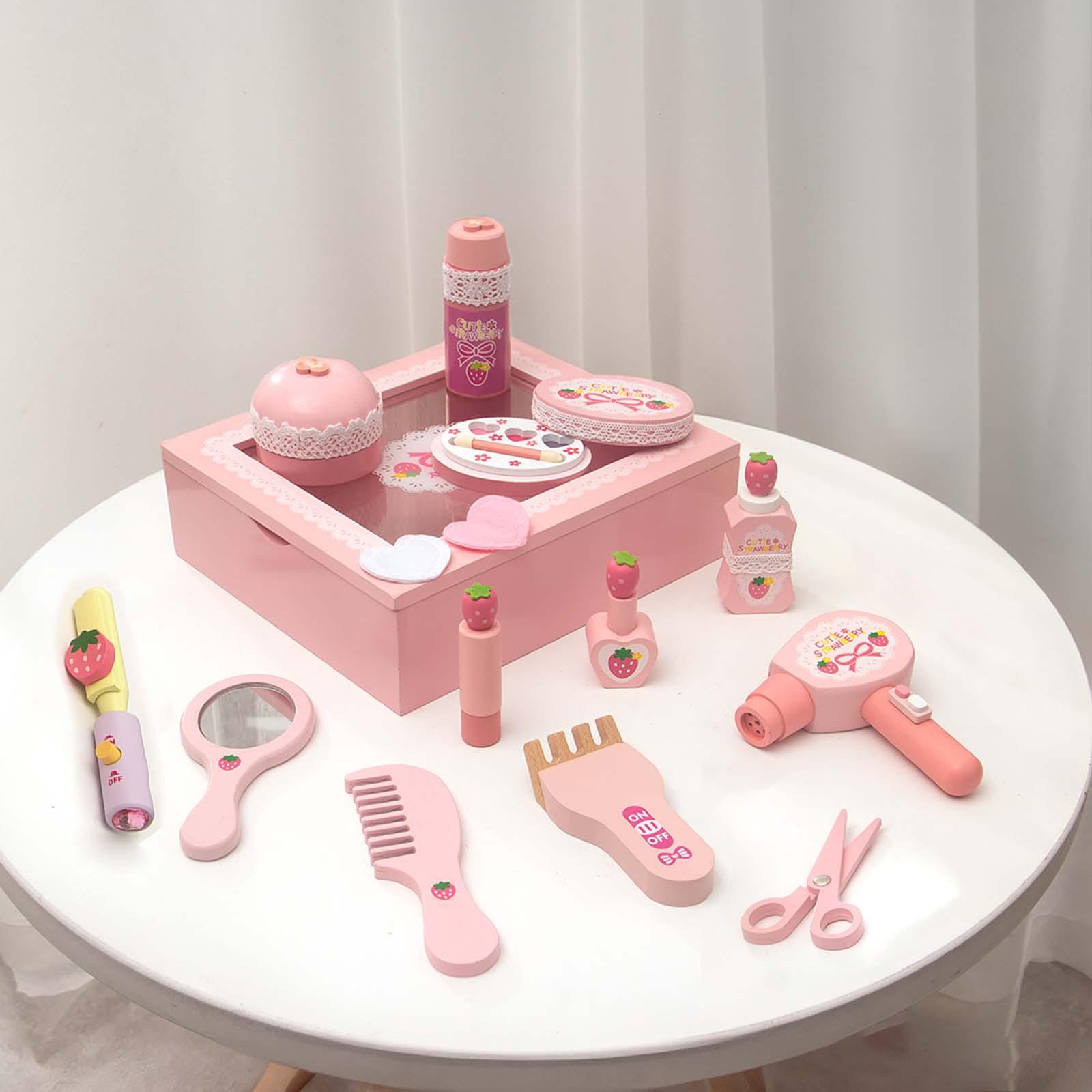 Wooden Makeup Beauty Toy Set L - Beauty Makeup Games For Girls ulasan dan harga