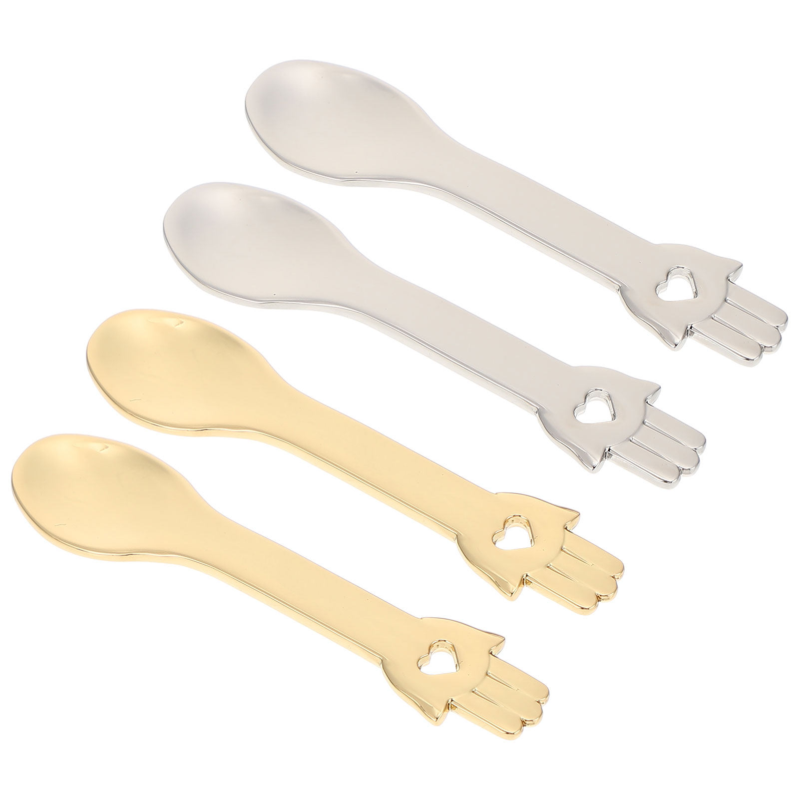4Pcs Makeup Spoons Zinc Alloy  - Beauty Makeup Cream ulasan dan harga