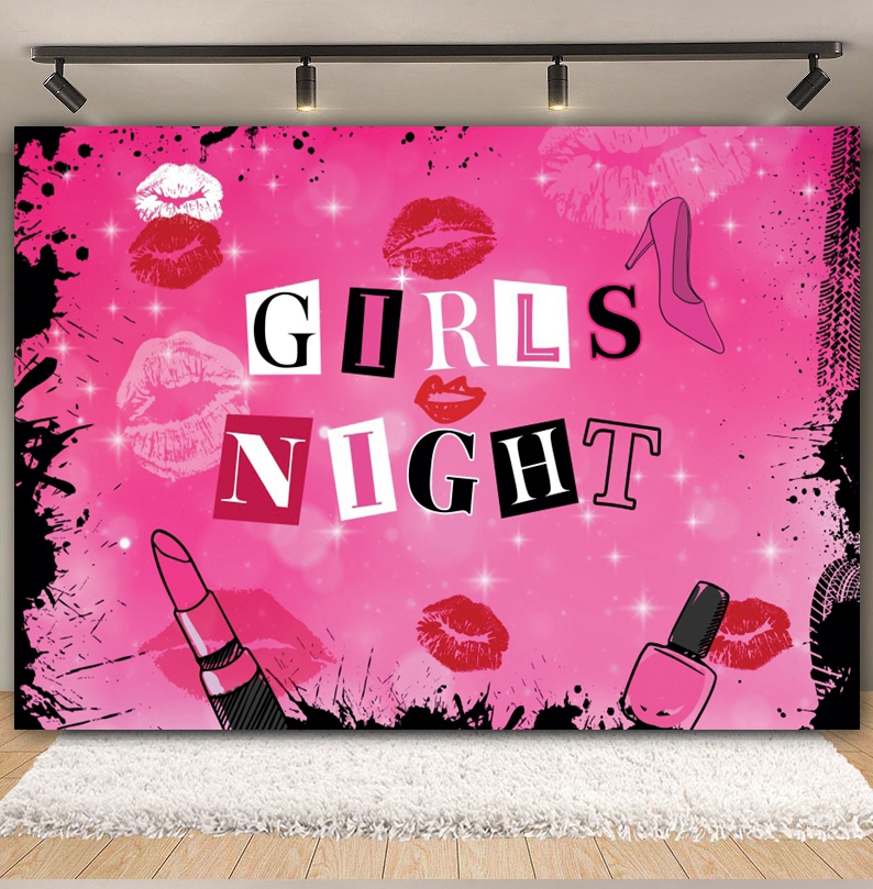 Spa Party Backdrop for Photogr - Beauty Makeup Girl Photo ulasan dan harga