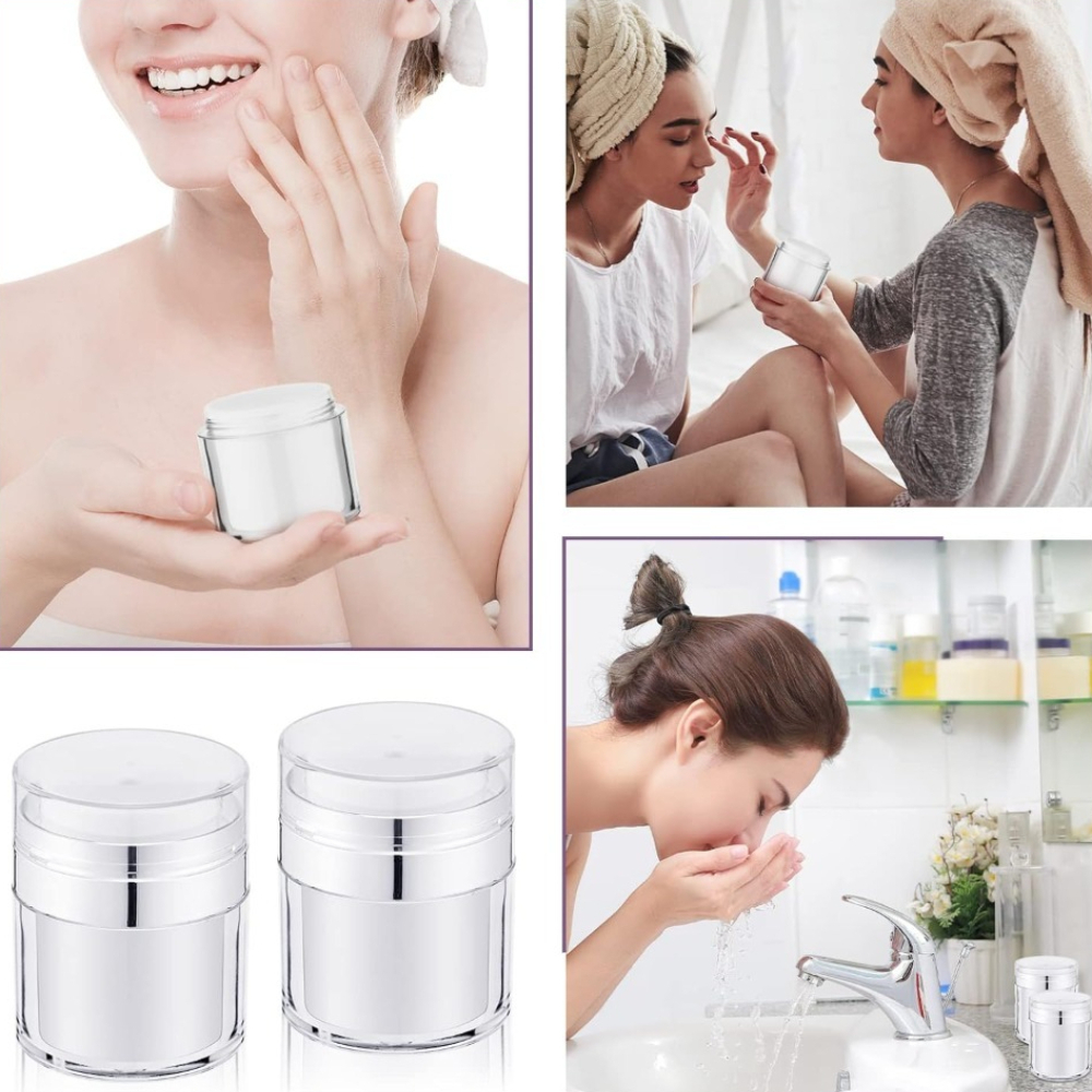 15/30/50ml Empty Airless Pump  - Beauty Makeup Cream ulasan dan harga