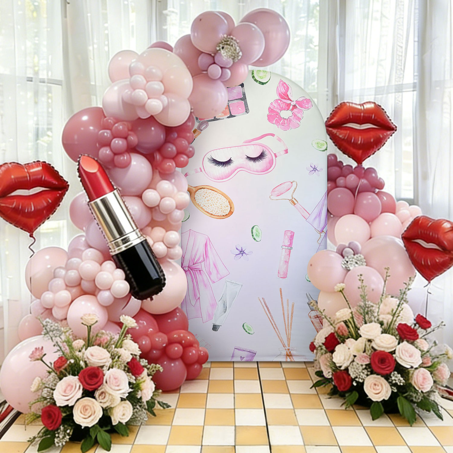 Happy Birthday Makeup Backdrop - Makeup Beauty House ulasan dan harga