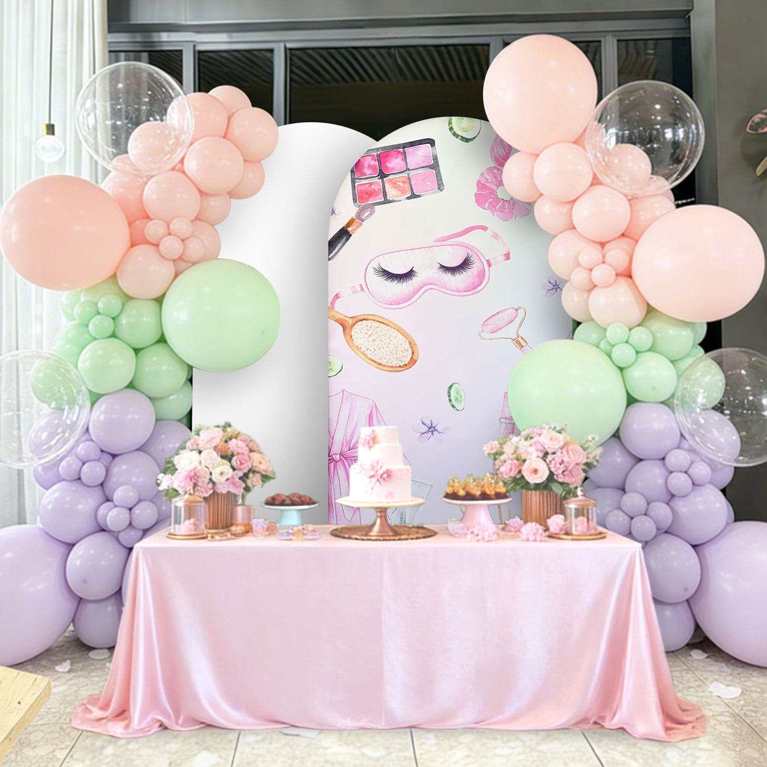 Happy Birthday Makeup Backdrop - Makeup Beauty House ulasan dan harga