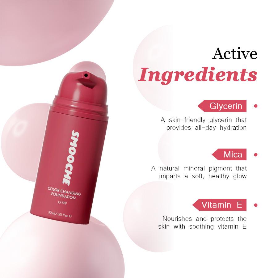 SMOOCHE Color Changing Foundat - Beauty Makeup Cream ulasan dan harga