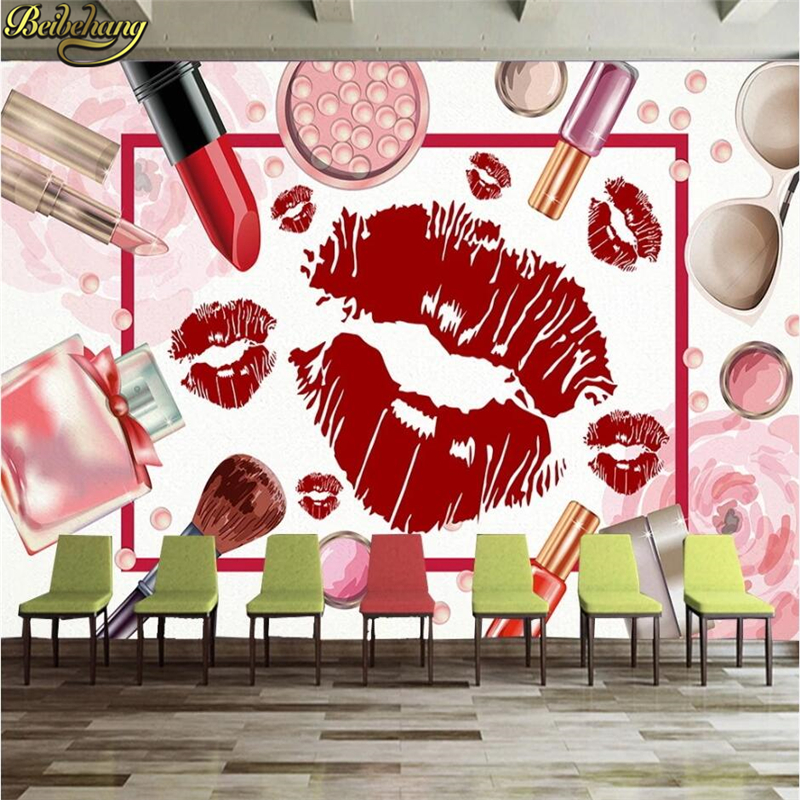 Custom Photo Wallpaper Modern  - Makeup Beauty House ulasan dan harga
