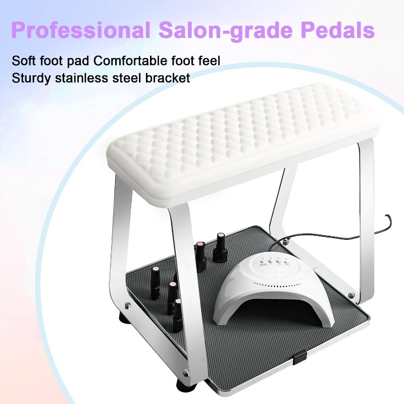 AA51 Pedicure Stool In Stainle - Beauty Makeup Chair ulasan dan harga
