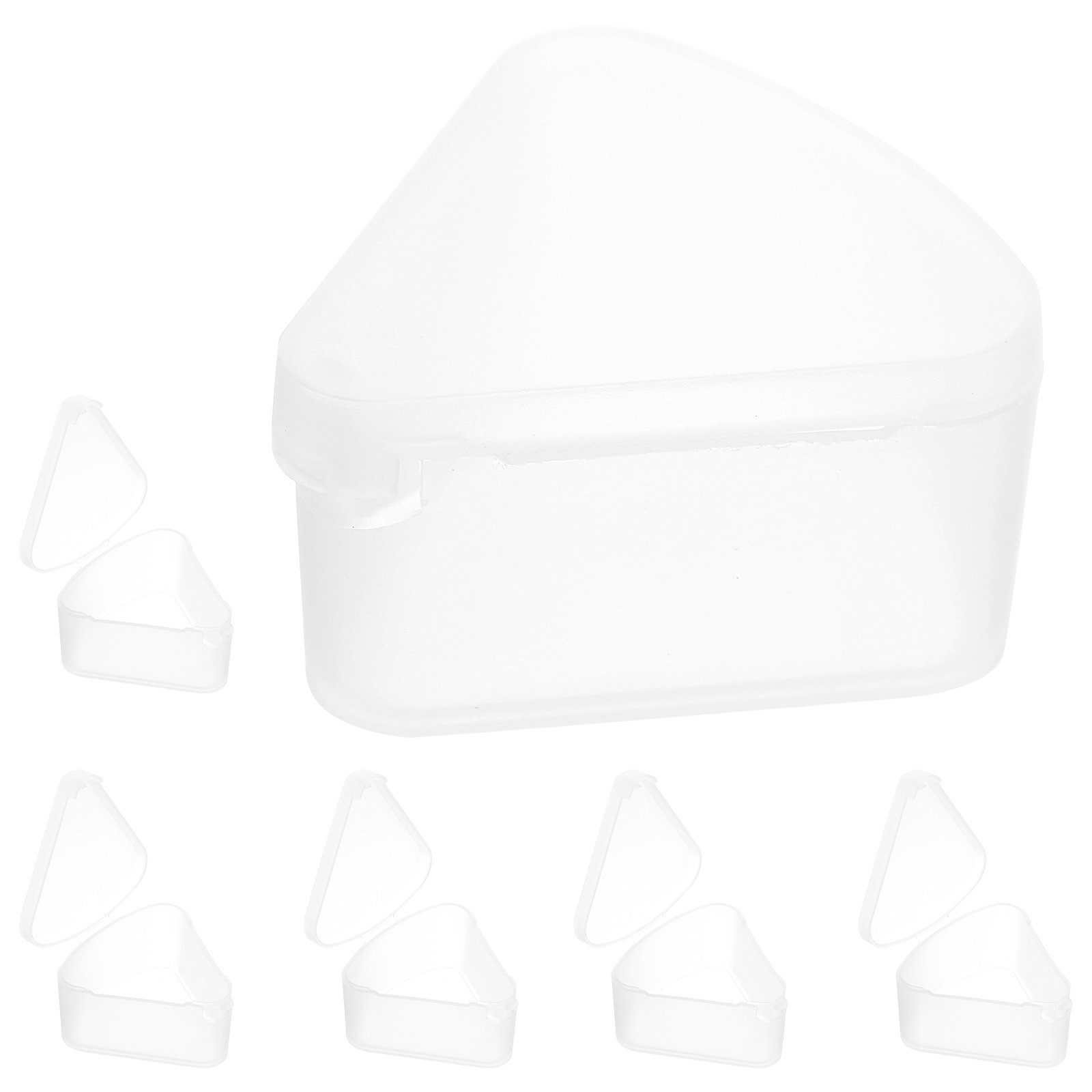 6Pcs Triangle Powder Puff Case - Makeup And Beauty ulasan dan harga