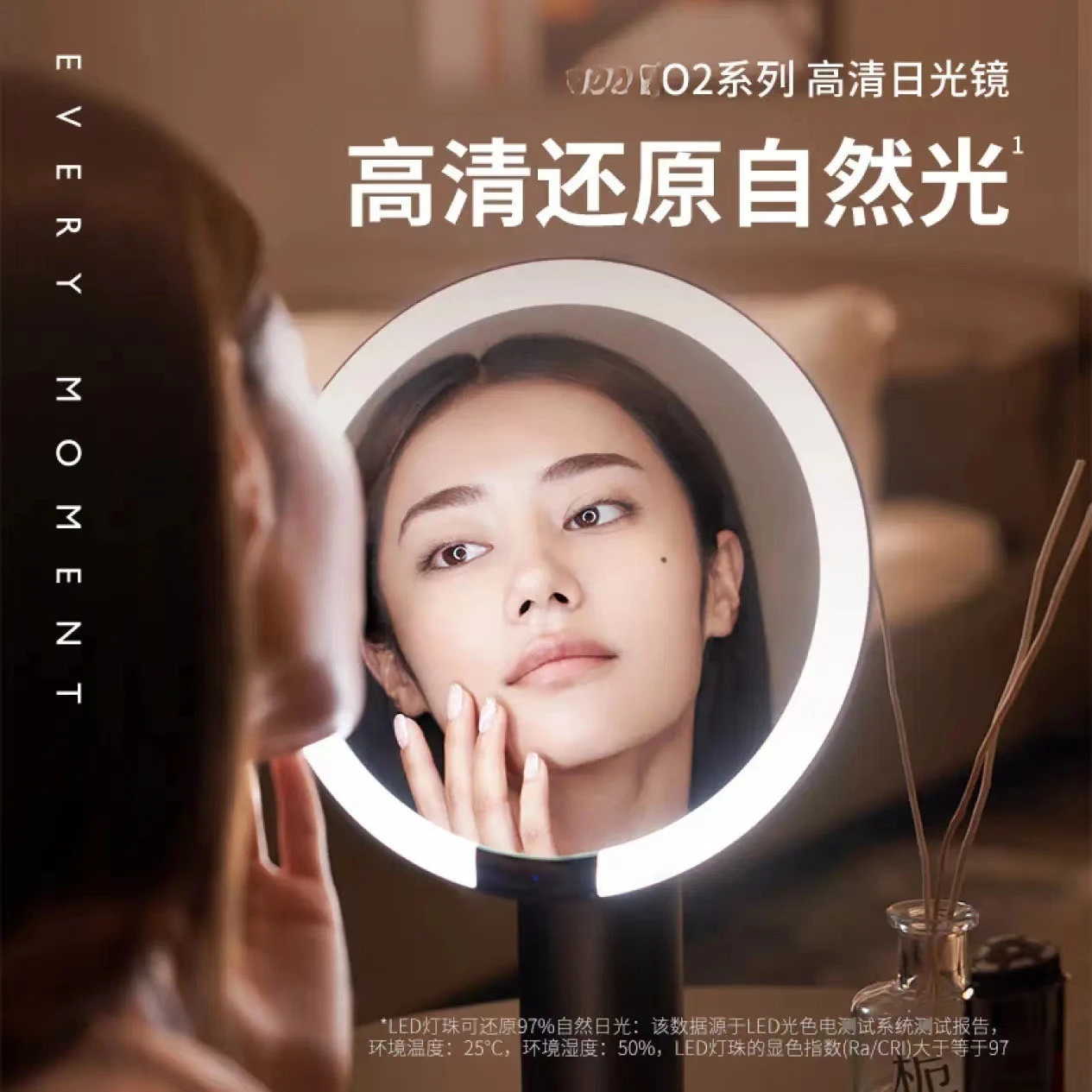 O2 small black mirror makeup m - Beauty Makeup Definition ulasan dan harga