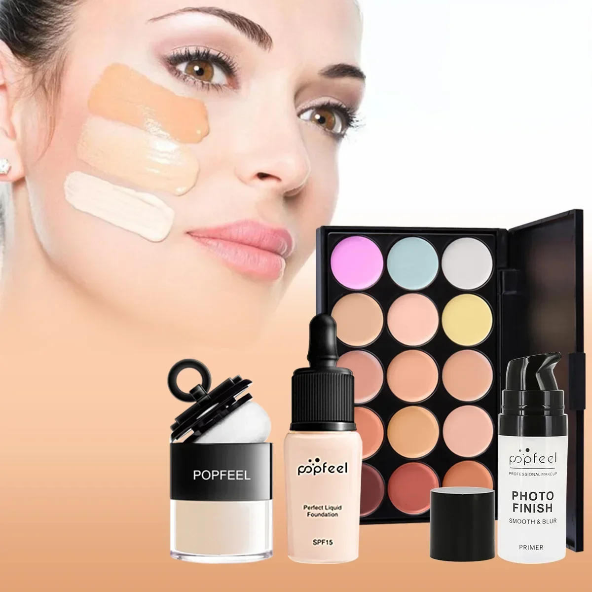 POPFEEL All-in-One Makeup Kit  - Huda Beauty Makeup Set ulasan dan harga