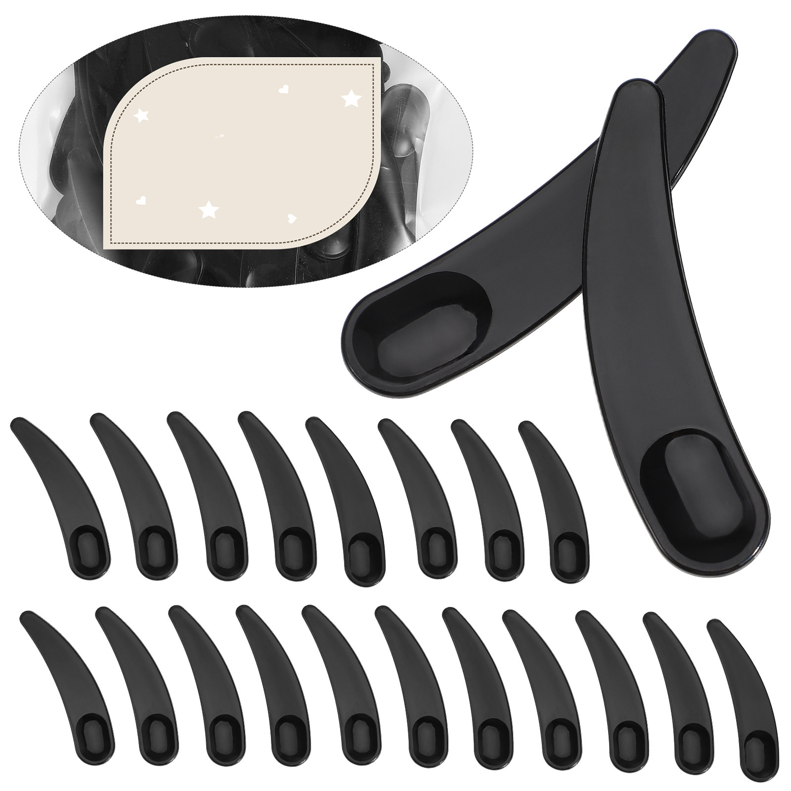 50Pcs Face Cream Spatulas Spoo - Beauty Makeup Cream ulasan dan harga