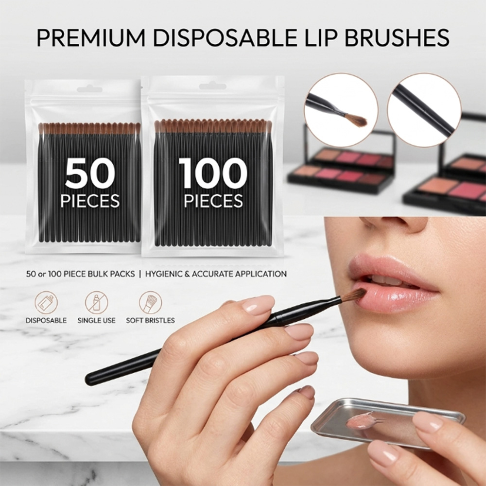 50/100pcs Disposable Lip Brush - Makeup And Beauty ulasan dan harga