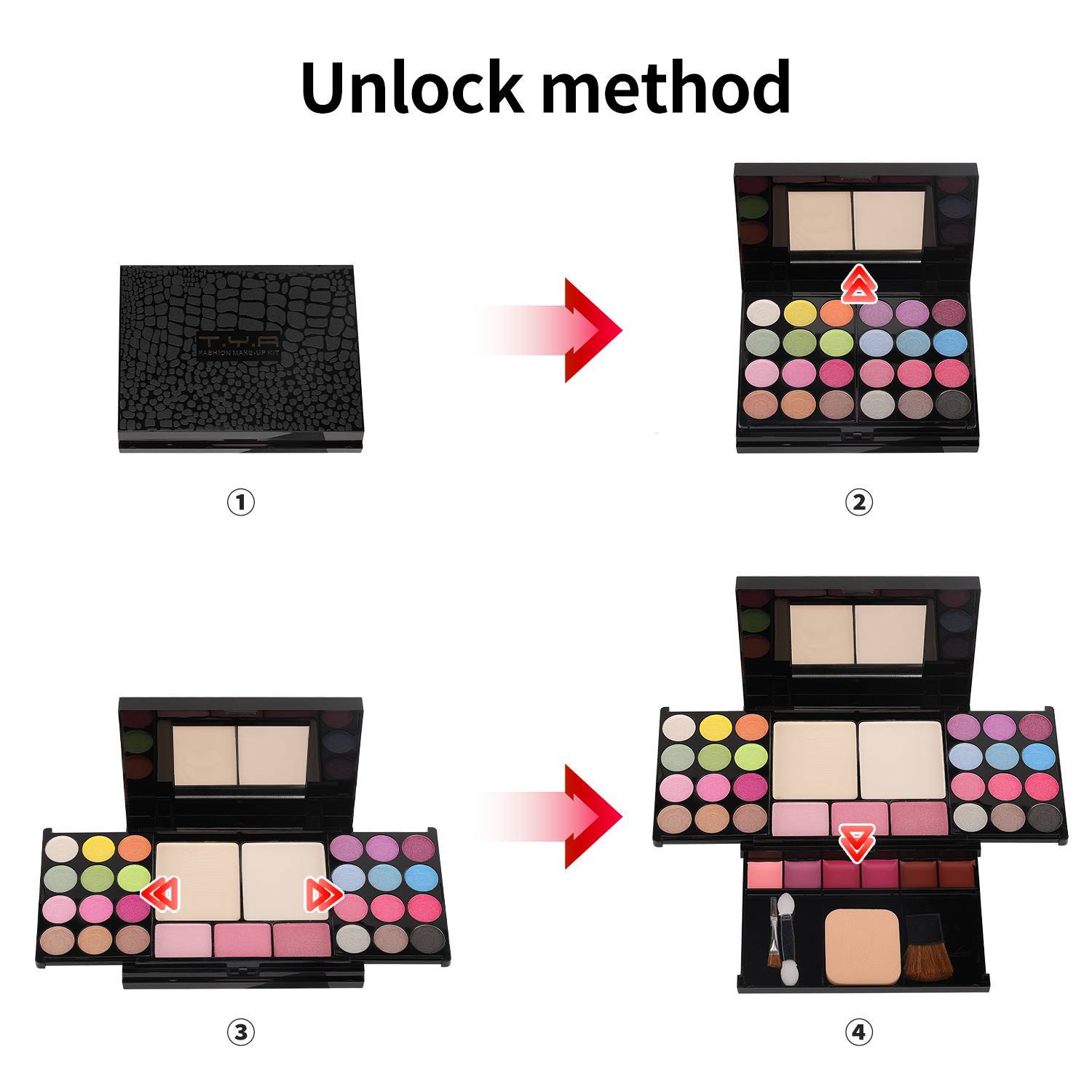 35 color pearl eye shadow make - Huda Beauty Makeup Set ulasan dan harga