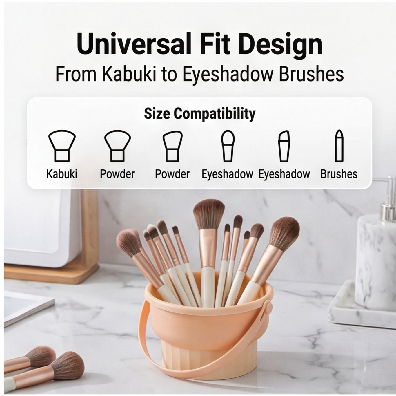 Silicone Makeup Brush Cleaning - Beauty Makeup Tools Set ulasan dan harga