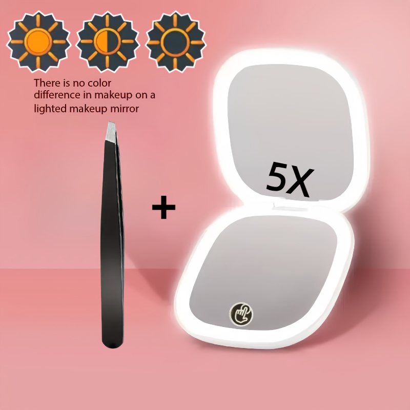 5X Double-Sided Magnifying Mak - Beauty Makeup Definition ulasan dan harga