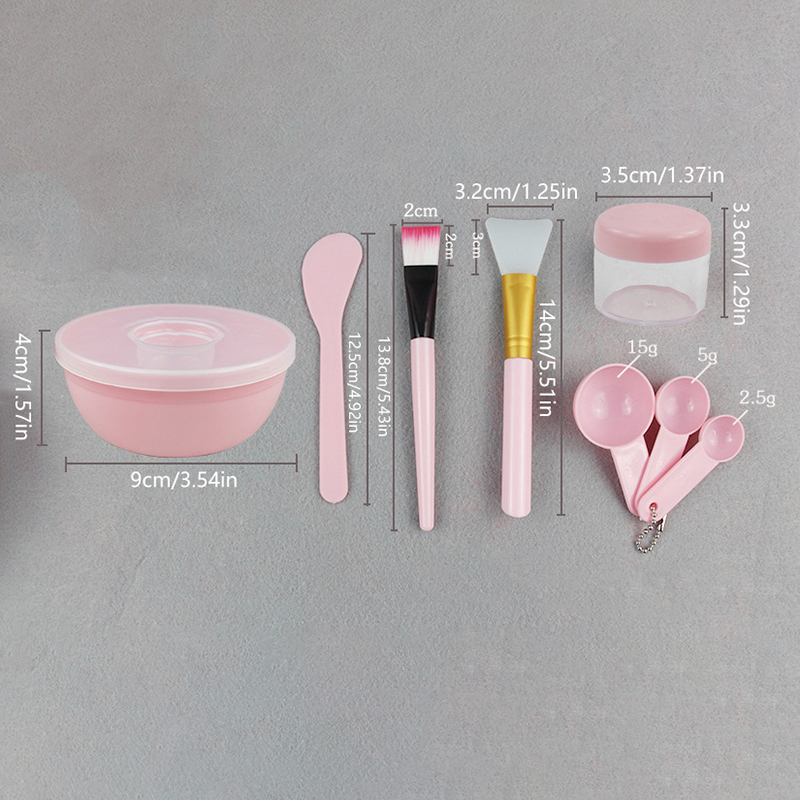 Facial Brush Mask Bowl Spoon S - Beauty Makeup Tools Set ulasan dan harga