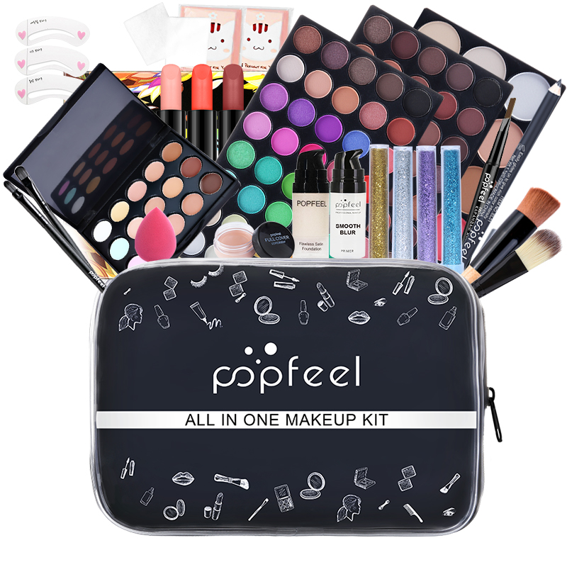 POPFEEL All-in-One Makeup Kit, - Huda Beauty Makeup Set ulasan dan harga