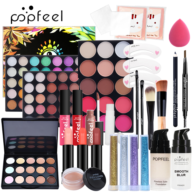 POPFEEL All-in-One Makeup Kit, - Huda Beauty Makeup Set ulasan dan harga
