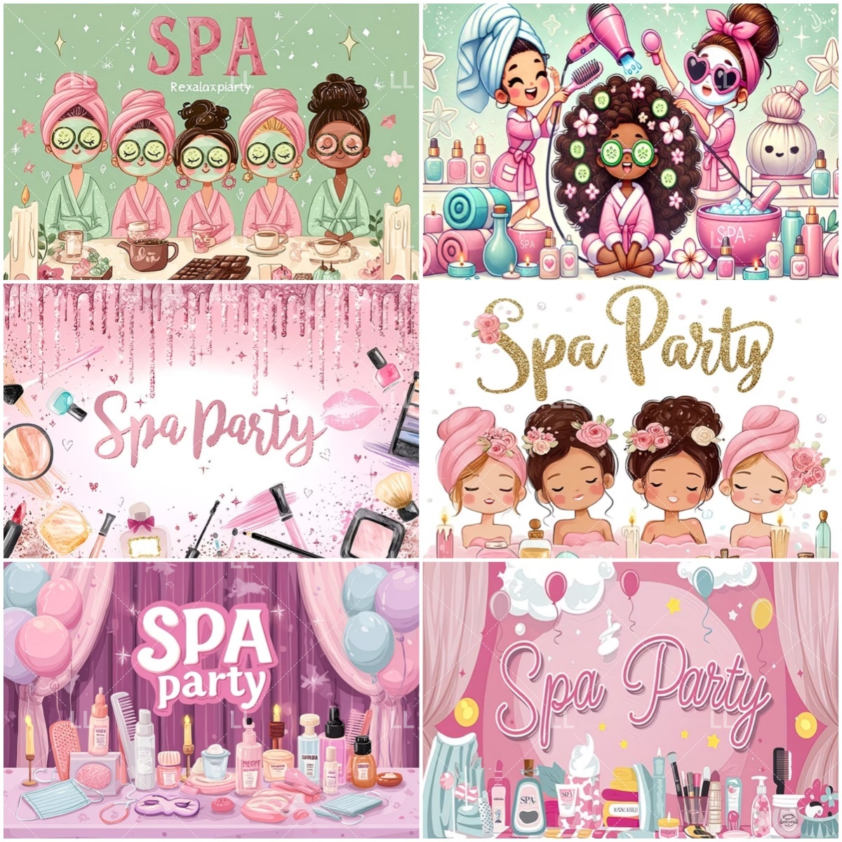 Pink Beauty Makeup Spa Backdro - Beauty Makeup Girl Photo ulasan dan harga