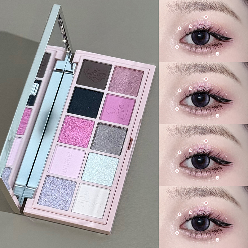NICEKEY Pink Ballet Makeup Set - Huda Beauty Makeup Set ulasan dan harga
