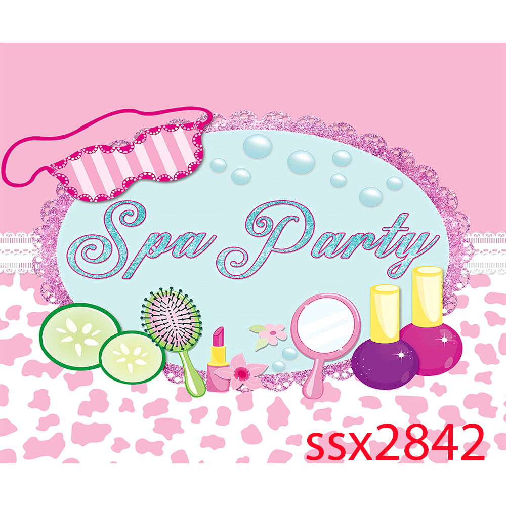 Spa Party Theme Backdrop for P - Beauty Makeup Girl Photo ulasan dan harga