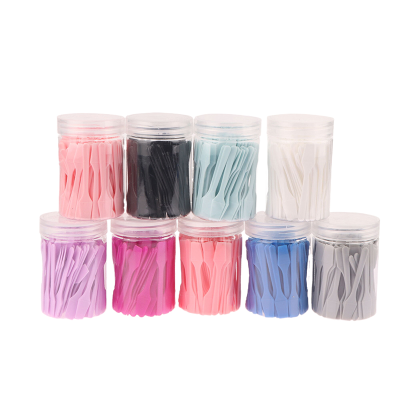 100 Pcs/Jar Mini Cosmetic Spat - Beauty Makeup Cream ulasan dan harga