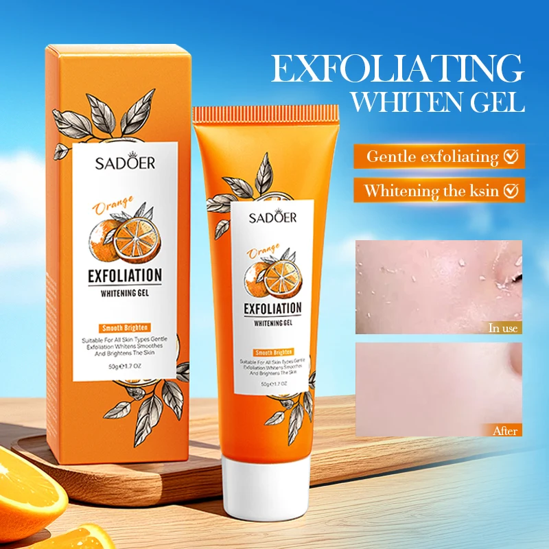 Orange Exfoliating Peeling Gel - Beauty Makeup Cream ulasan dan harga