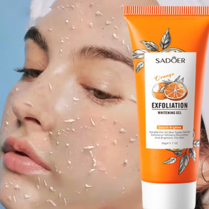 Orange Exfoliating Peeling Gel - Beauty Makeup Cream ulasan dan harga