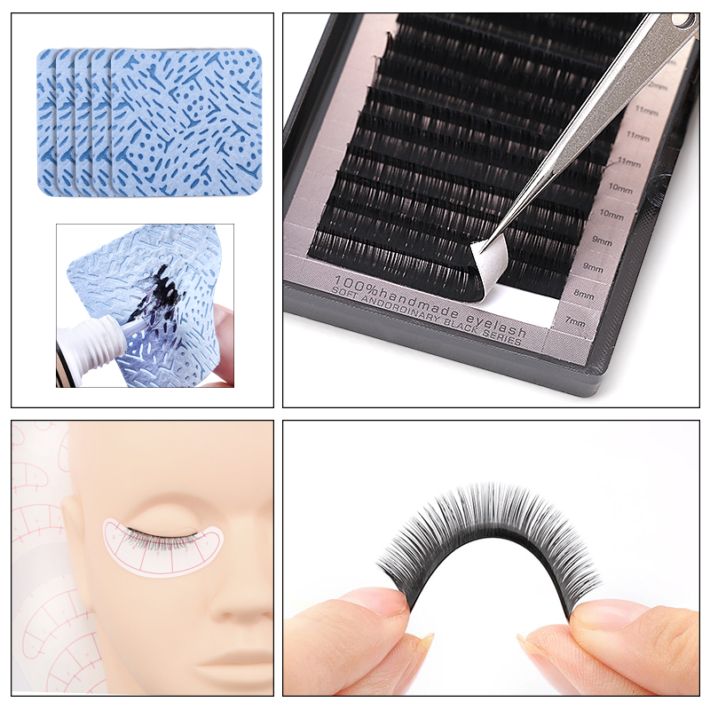 False Eyelash Extension Traini - Beauty Makeup Tools Set ulasan dan harga