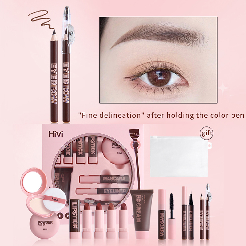 Gift Box 9-piece Lipstick Powd - Huda Beauty Makeup Set ulasan dan harga