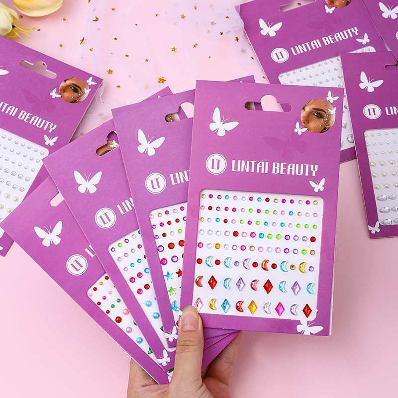Hot Selling Face Gems Stickers - Makeup And Beauty ulasan dan harga