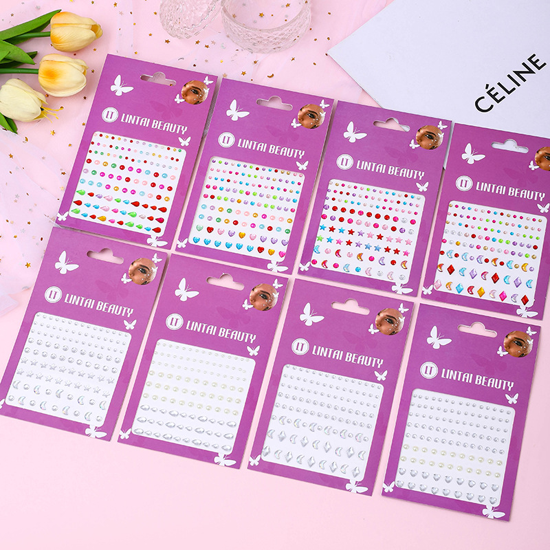 Hot Selling Face Gems Stickers - Makeup And Beauty ulasan dan harga