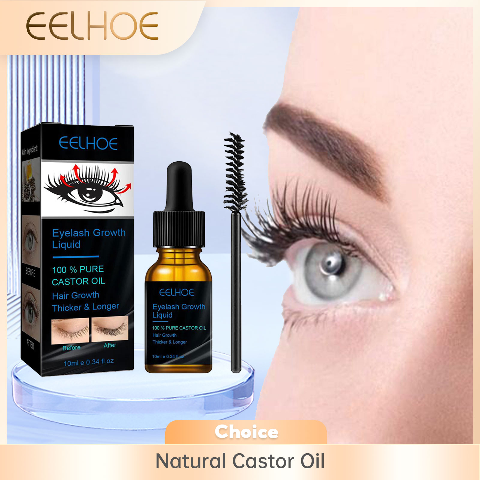 Castor Oil Eyelash Growth Seru - Lash Serum Growth ulasan dan harga