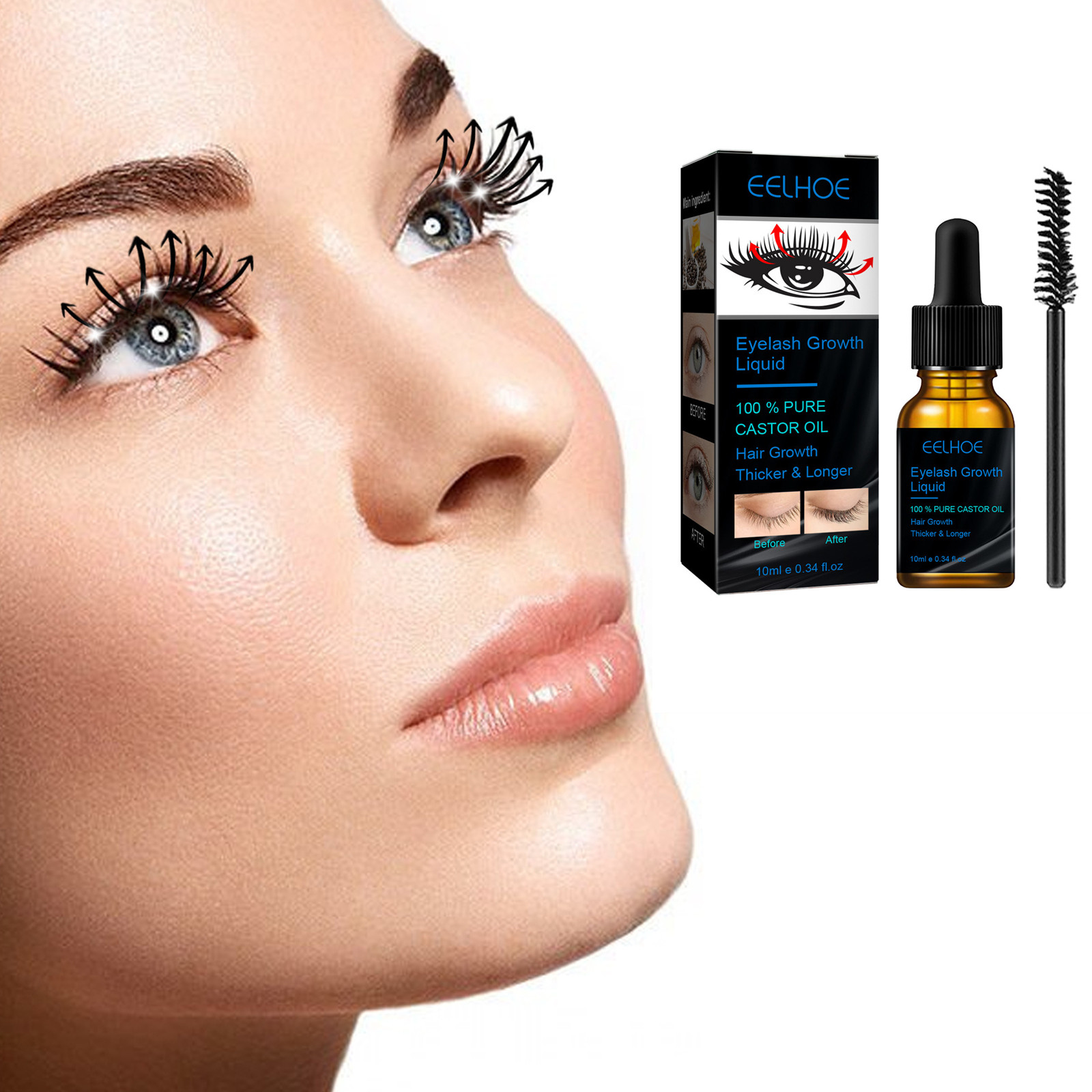 Castor Oil Eyelash Growth Seru - Lash Serum Growth ulasan dan harga