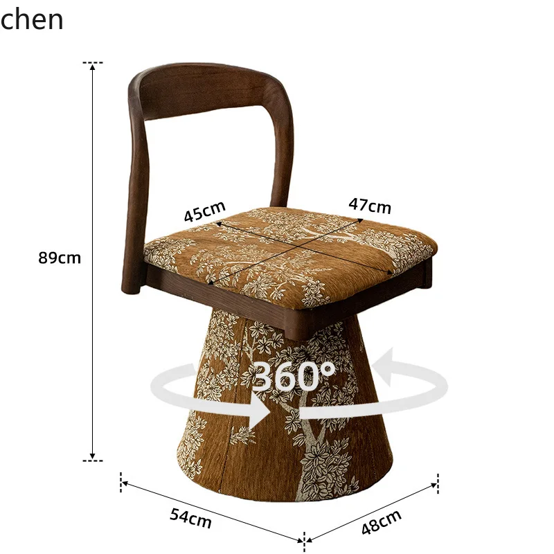b7- Rotatable Vanity Chair Mak - Beauty Makeup Chair ulasan dan harga