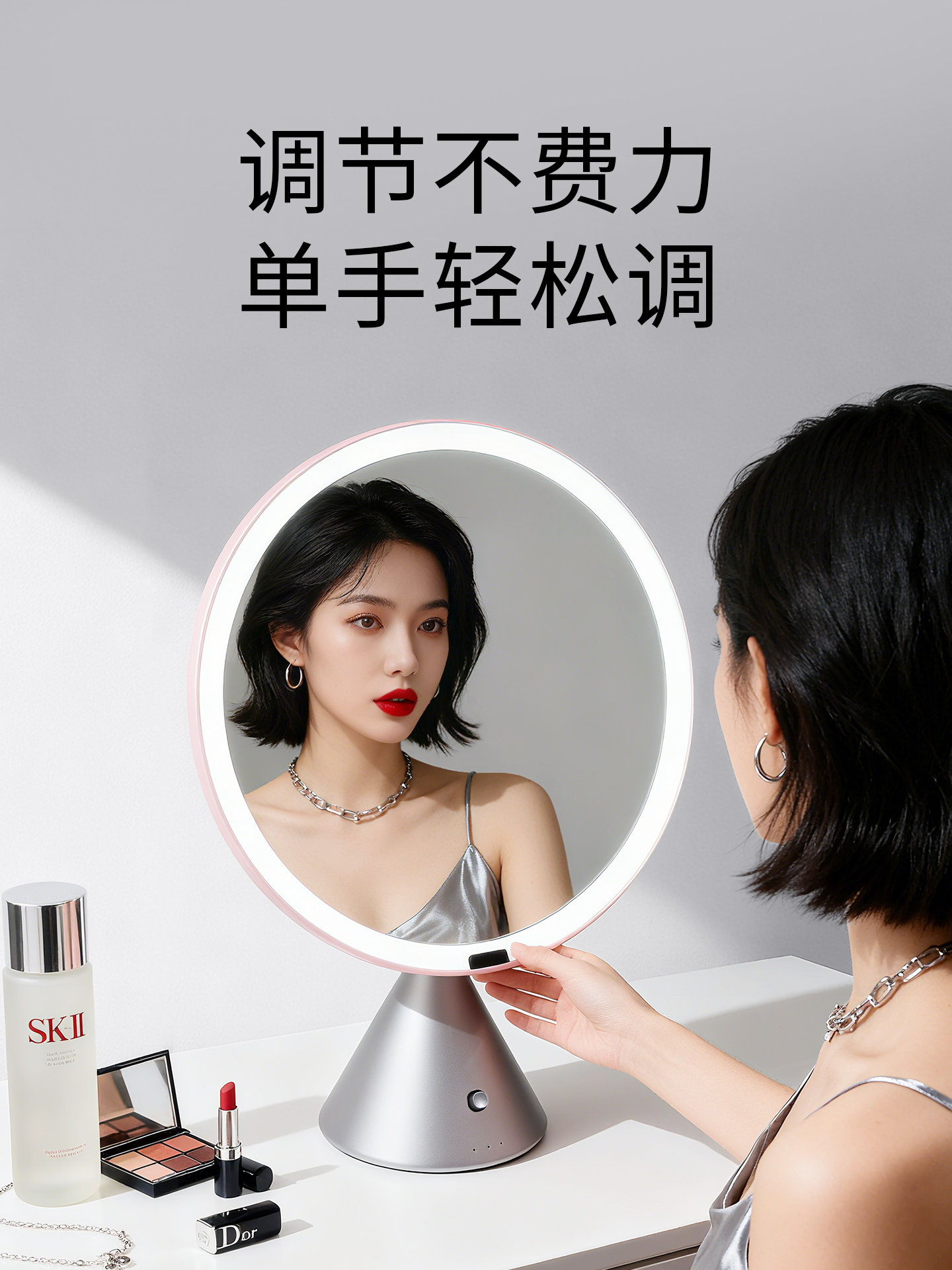 Light luxury desktop led smart - Beauty Makeup Definition ulasan dan harga