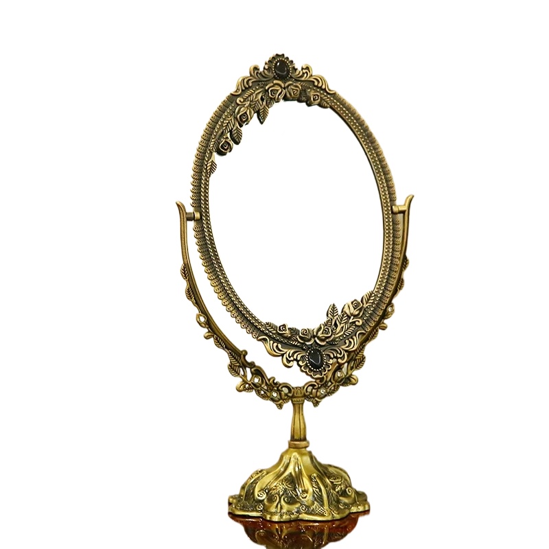 Metal mirror desktop large mak - Beauty Makeup Definition ulasan dan harga