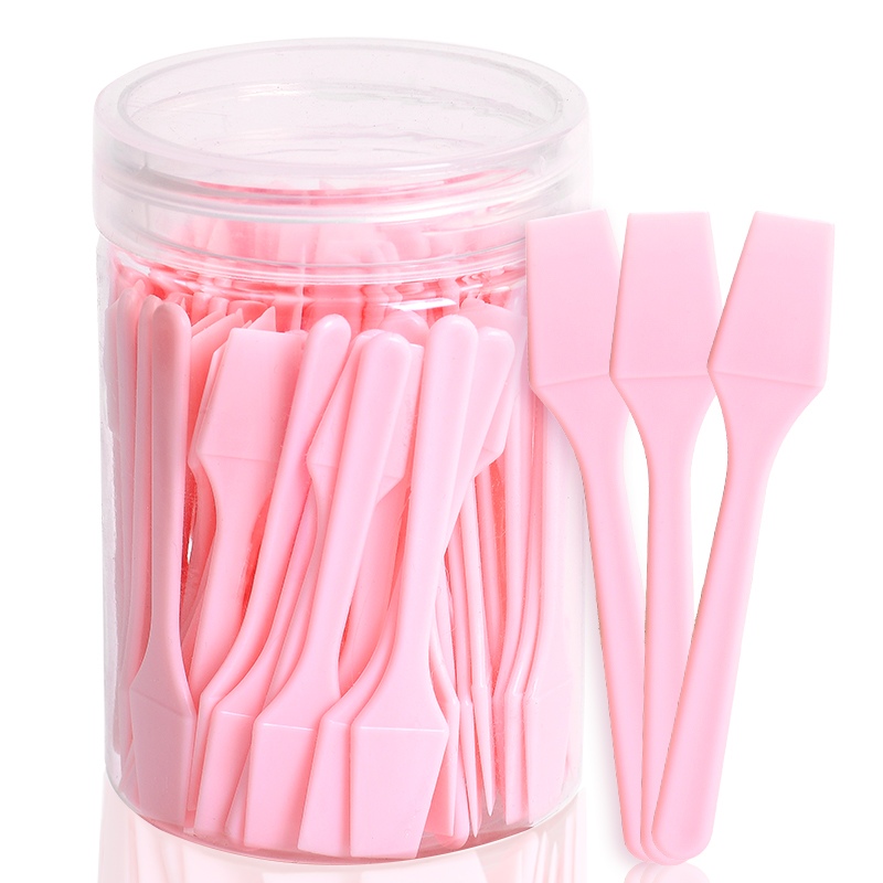 100 Pieces Cosmetic Spatulas S - Beauty Makeup Cream ulasan dan harga