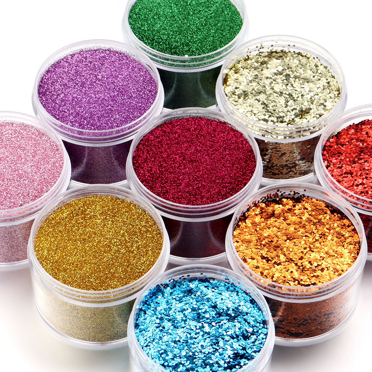 30g/Bottle Holographic Colorfu - Beauty Glazed Makeup ulasan dan harga